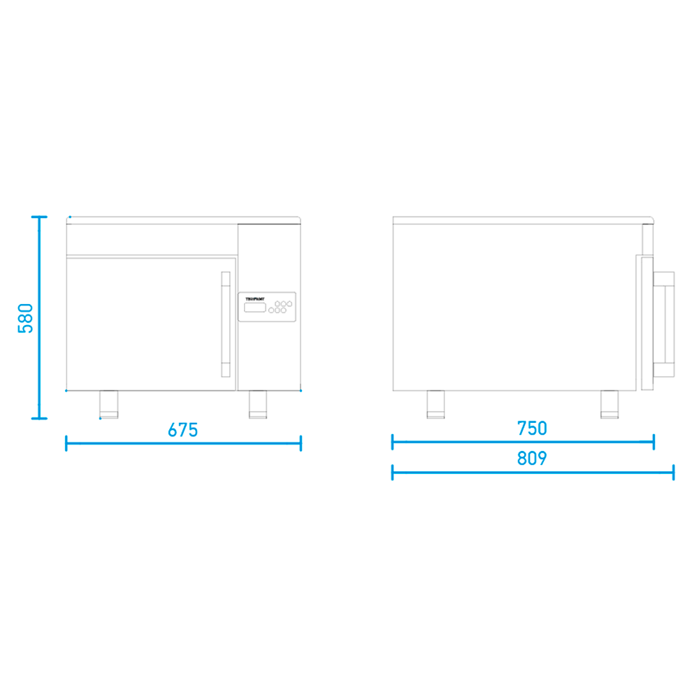 Abatidor de Temperatura Línea Entry Modelo Jof One
