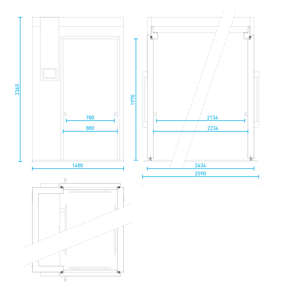 Abatidor de Temperatura Línea Master Modelo MBF520