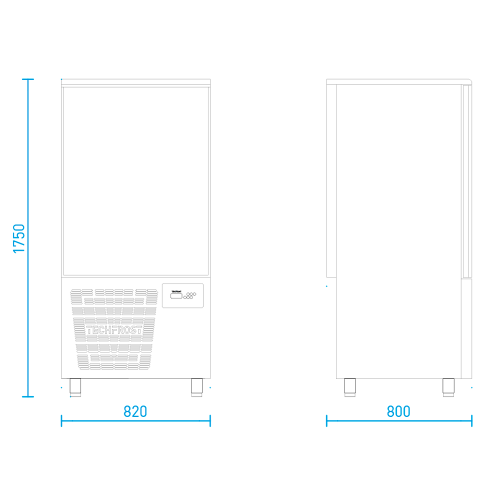 Abatidor de Temperatura Línea Entry Modelo E10