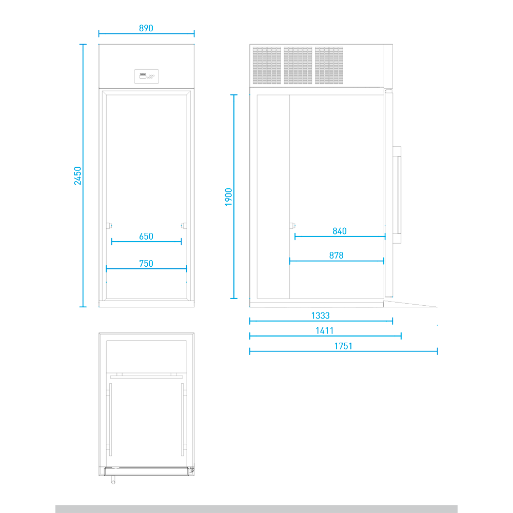 Abatidor de Temperatura Línea Entry Modelo EB40