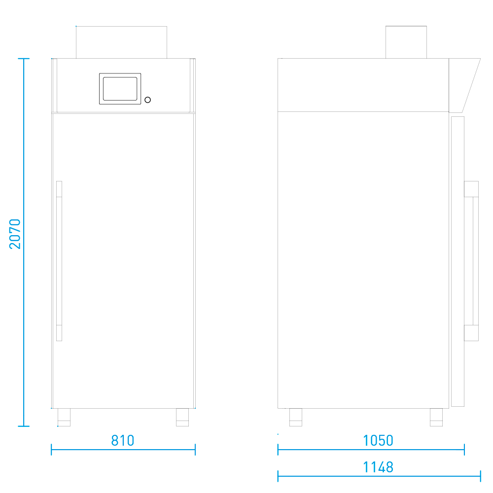 Abatidor de Temperatura Línea Master Modelo M20