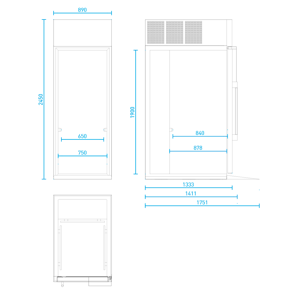 Abatidor de Temperatura Línea Master Modelo MB40