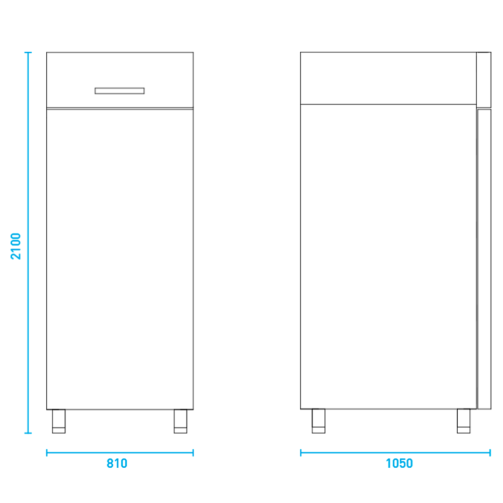 Armario de Temperatura Línea Supreme Modelo SG80 H